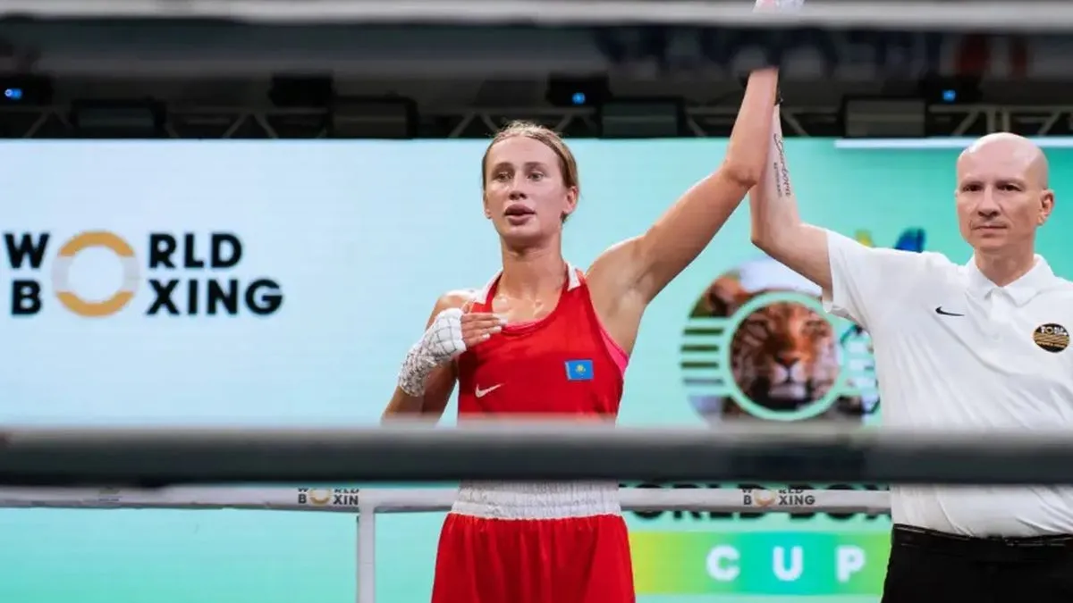 Первое золото: Графеева принесла Казахстану победу на Кубке мира по боксу