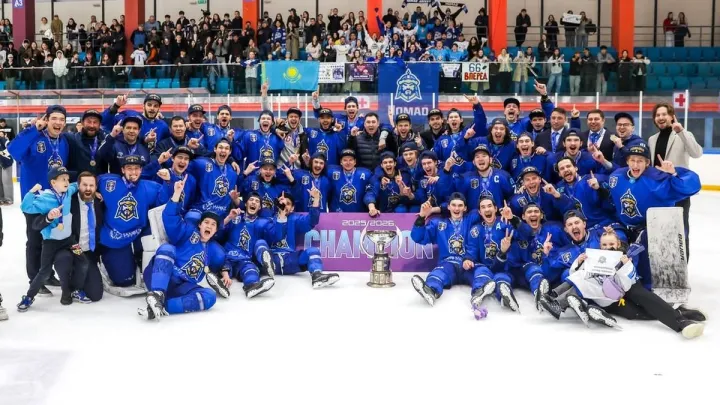 Золото в овертайме: Номад стал чемпионом Казахстана по хоккею